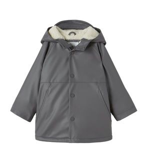 Zara grey raincoat with fleece lining. Good condition!